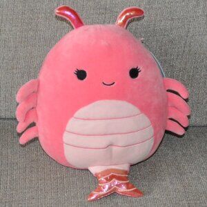 NWT New Sea Life New 8" Squishmallow Simone the Shrimp Plush